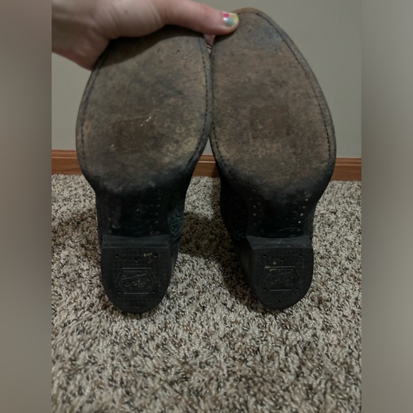 Tony Lama Black Cowboy Boots | size 9D - Picture 8 of 8